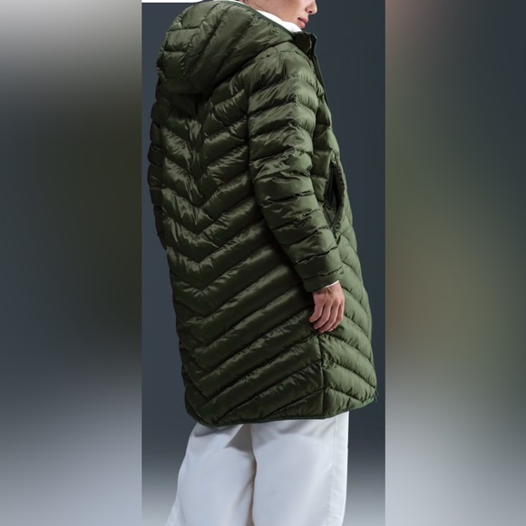 NWT Nike Women’s Sportswear Windpuffer Therma-FIT Hooded Parka olive green S - Picture 8 of 11